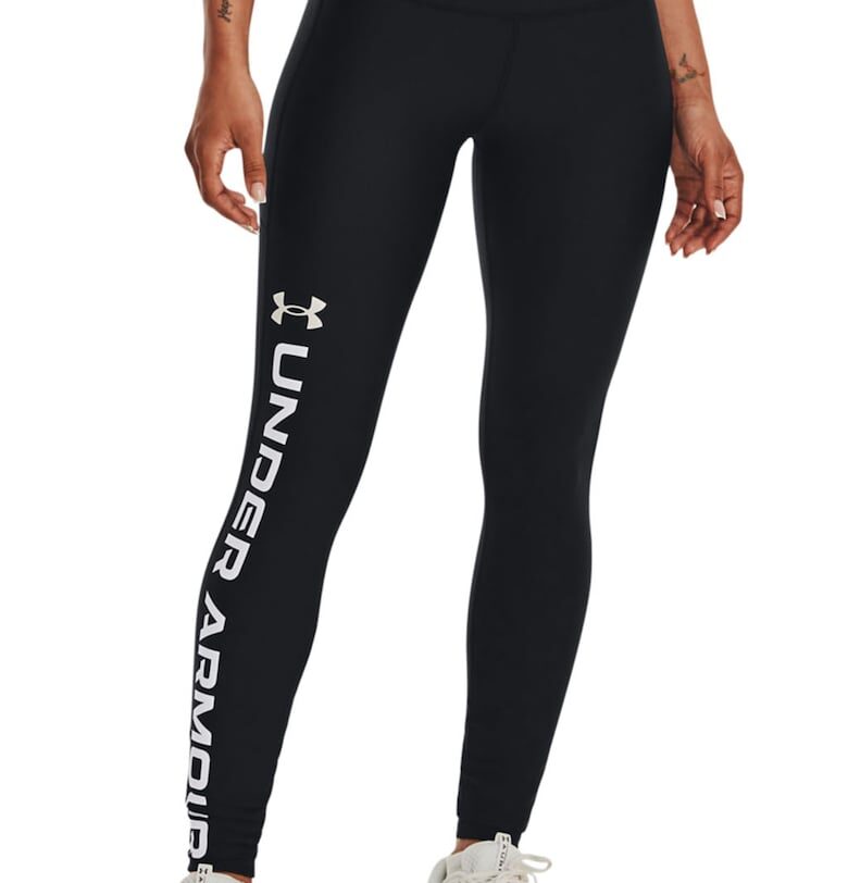 Фитнес клин HeatGear® с висока талия - Бял/Черен Under Armour