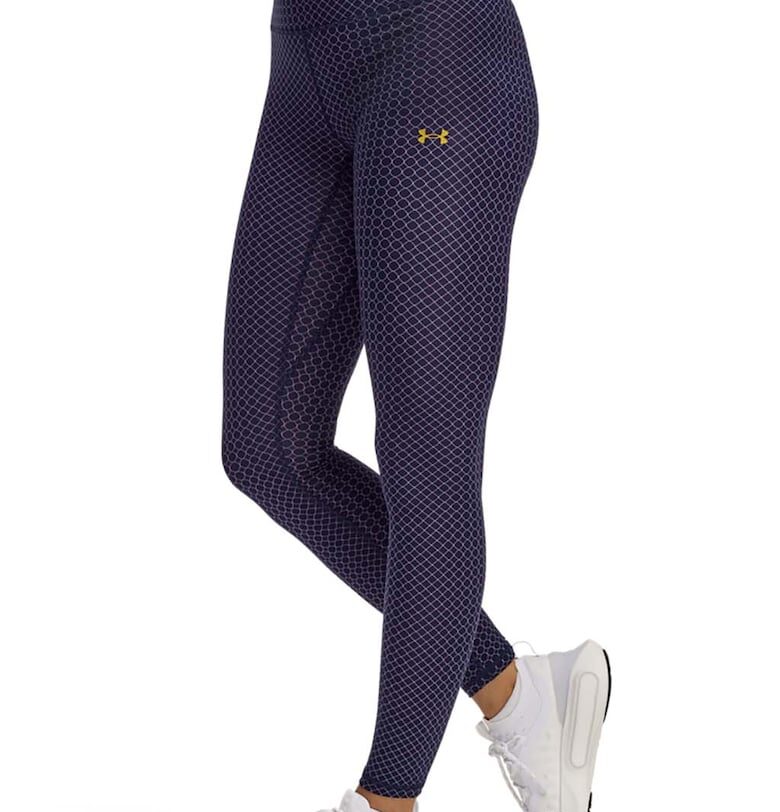 Фитнес клин Motion с висока талия - Индигово синьо/Розово Under Armour