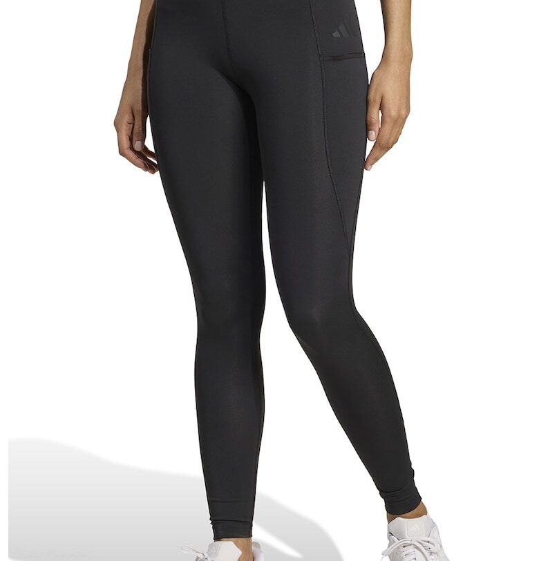 Фитнес клин с висока талия - Черен adidas Performance