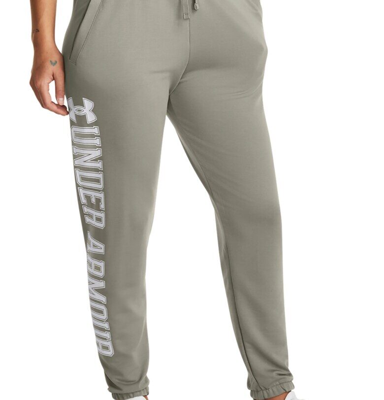 Фитнес панталон Rival с лиосел и лого - Сиво-бежов Under Armour