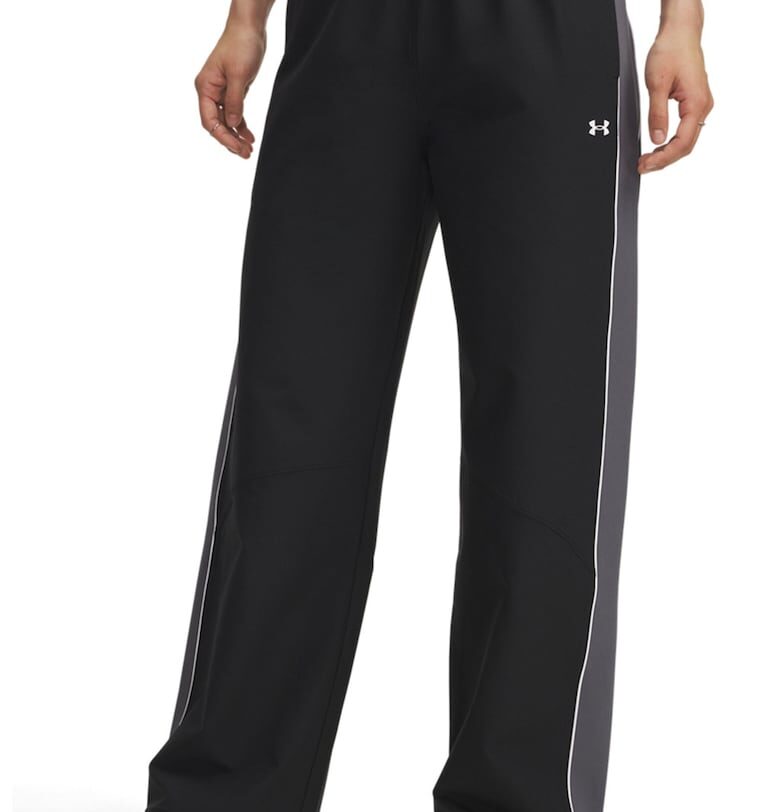 Фитнес панталон Rival с широк крачол - Черен/Tъмносив Under Armour