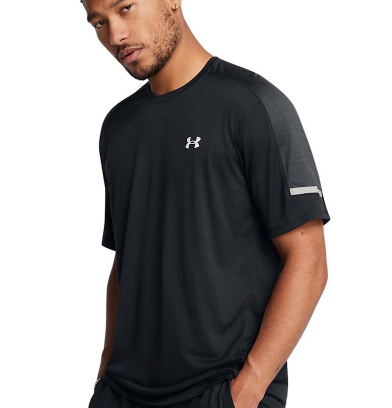 Фитнес тениска Core+ Tech с лого - Черен Under Armour