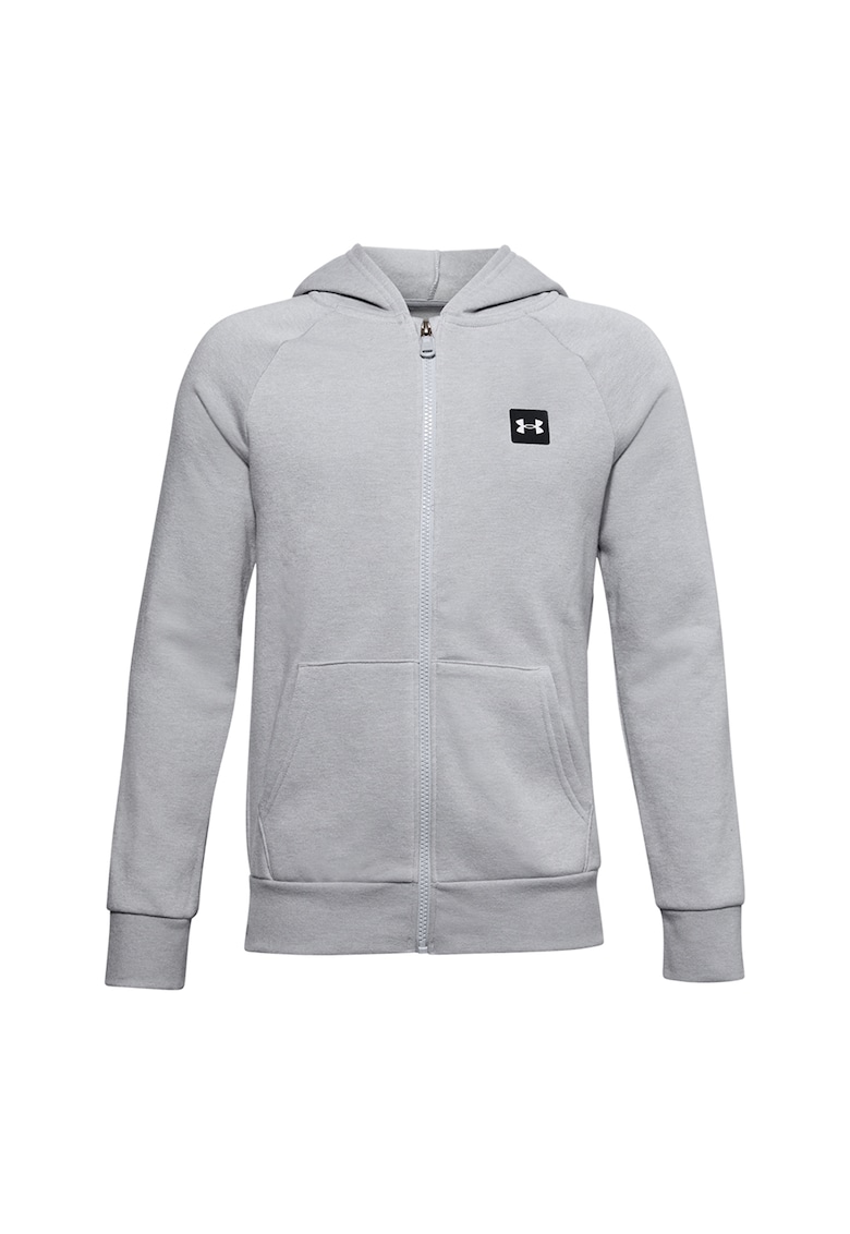 Фитнес худи Rival с ръкави реглан - Светлосив меланж Under Armour