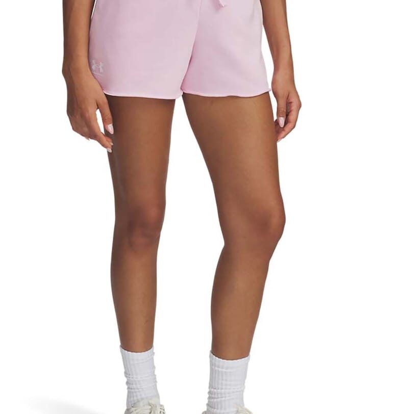Фитнес шорти Rival с връзка - Розово Under Armour