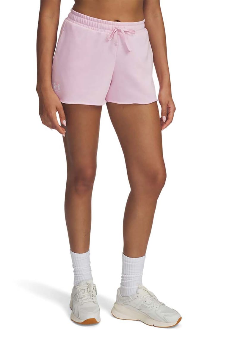 Фитнес шорти Rival с връзка - Розово Under Armour