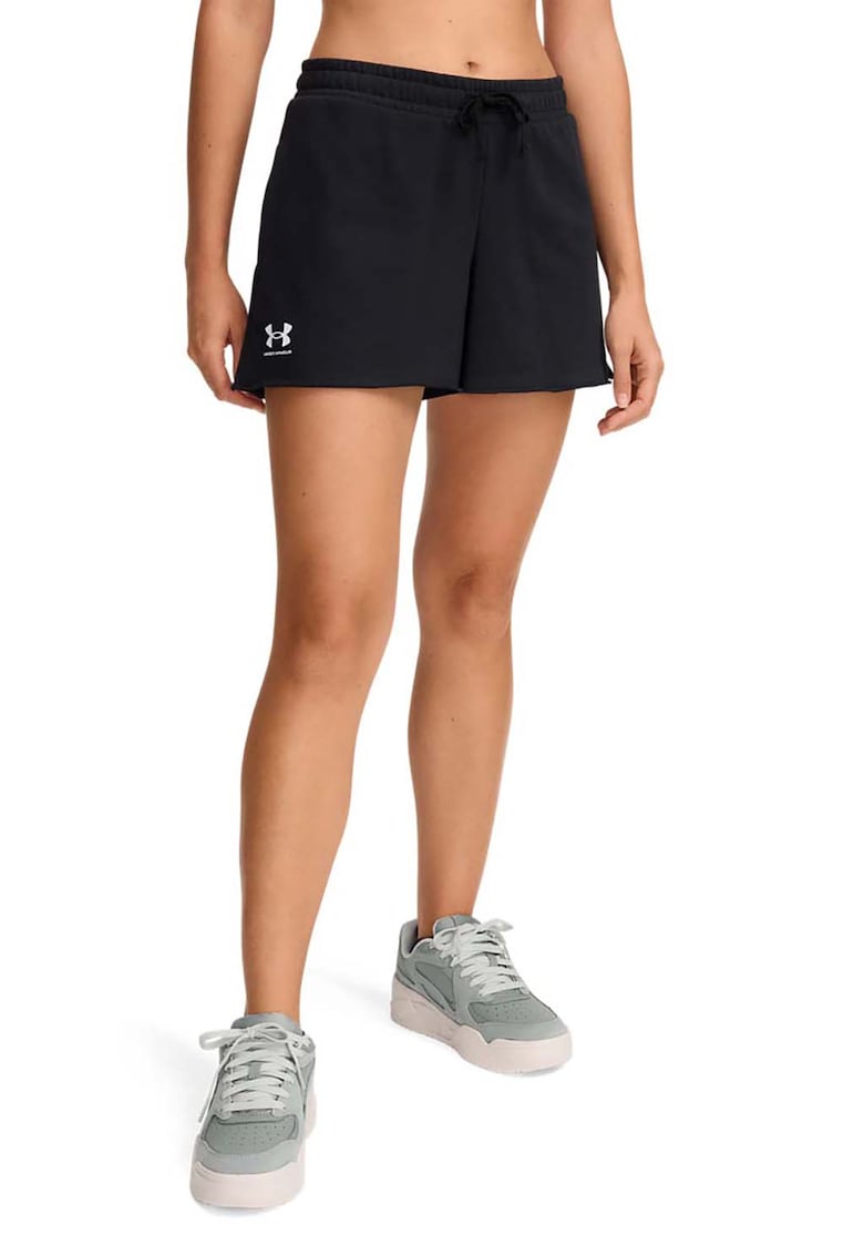 Фитнес шорти Rival с връзка - Черен Under Armour