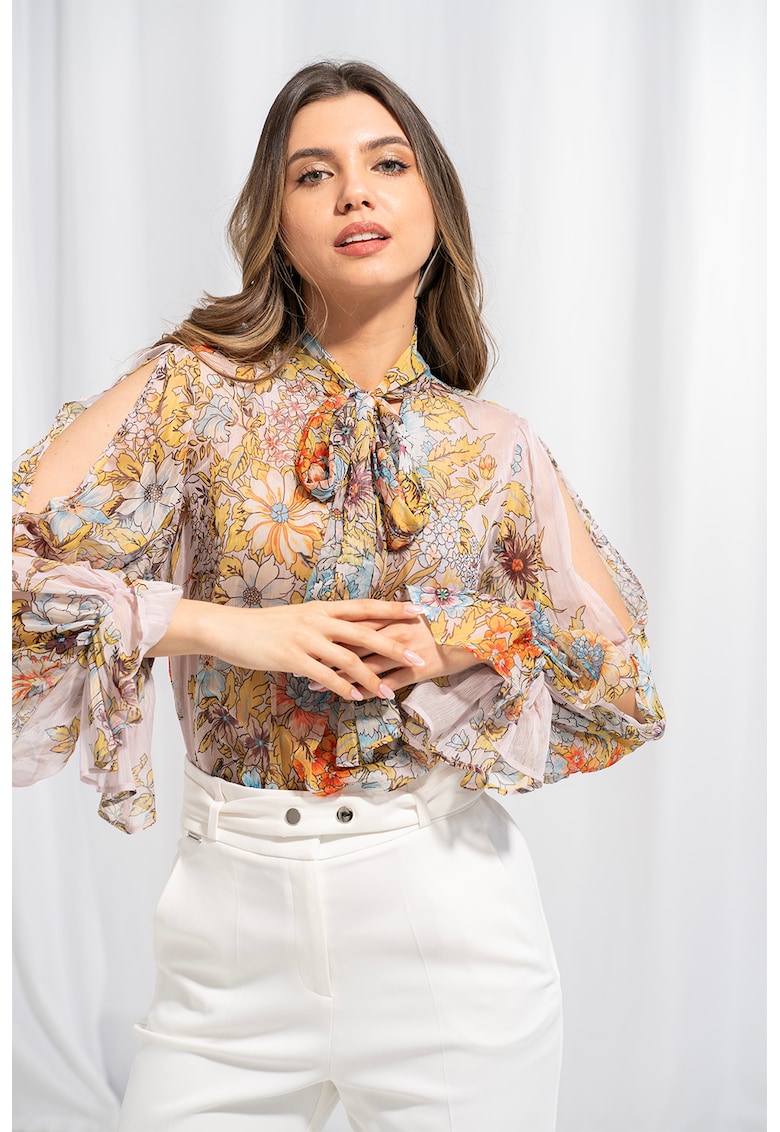 Флорална блуза Aisha - Многоцветен Hermosa