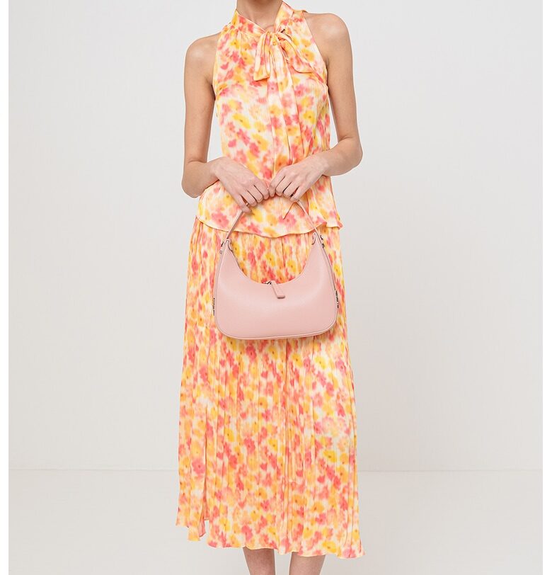 Флорална блуза без ръкави - Жълт/Розово HUGO