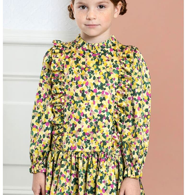 Флорална разкроена рокля Abel  Lula