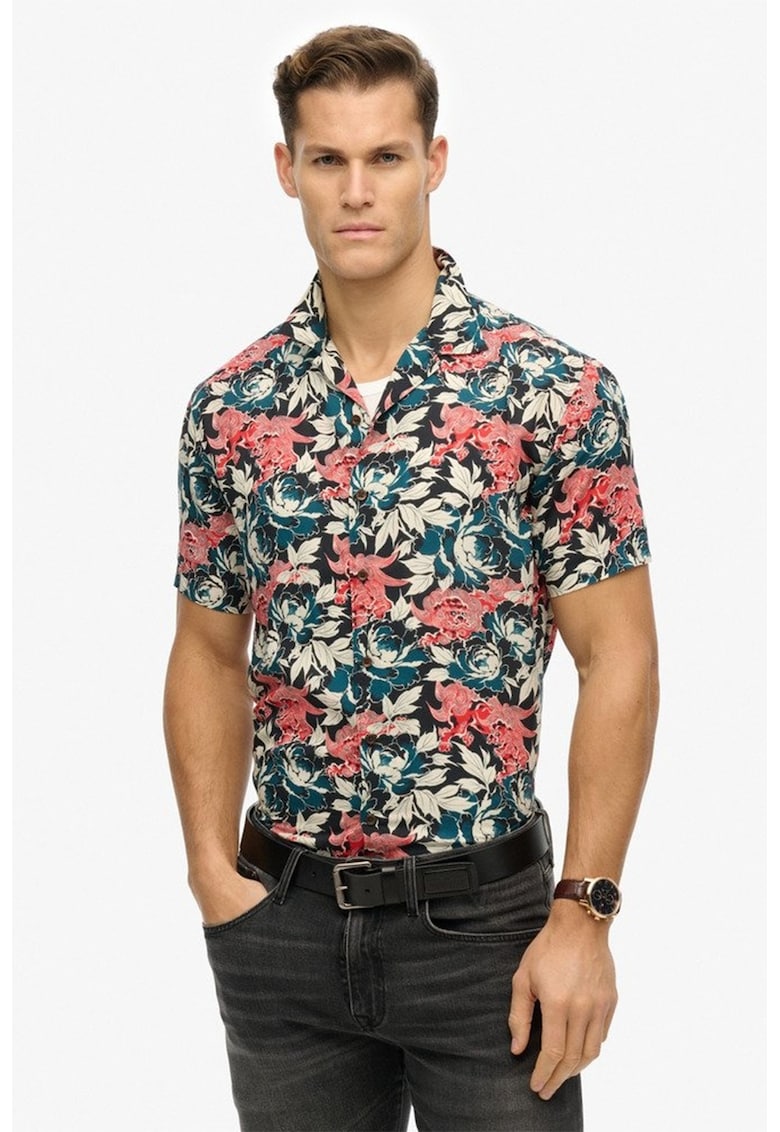 Флорална риза с остра яка - Многоцветен Superdry Co