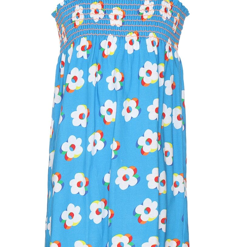 Флорална рокля без ръкави - Бял/Син Agatha Ruiz de la Prada