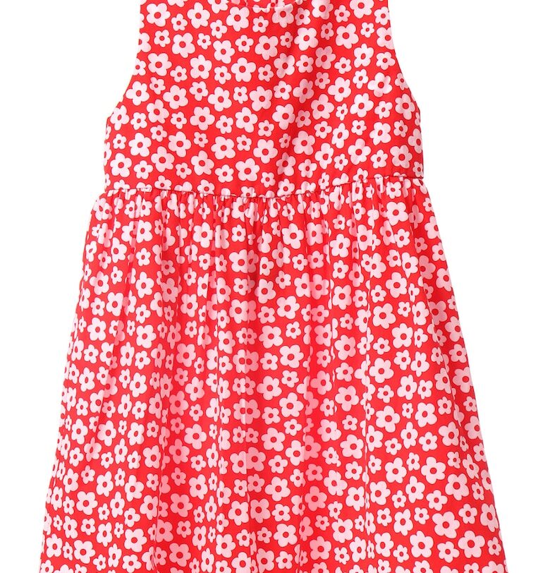 Флорална рокля без ръкави - Червен/Бял Agatha Ruiz de la Prada