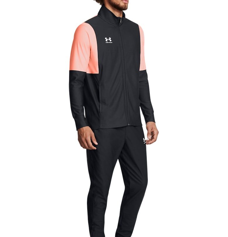 Футболен екип Challenger с лого - Черен/Корал Under Armour