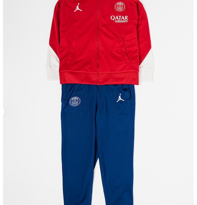 Футболен екип Paris Saint-Germain Jordan - Бордо/Мръснобял/Тъмносин Nike