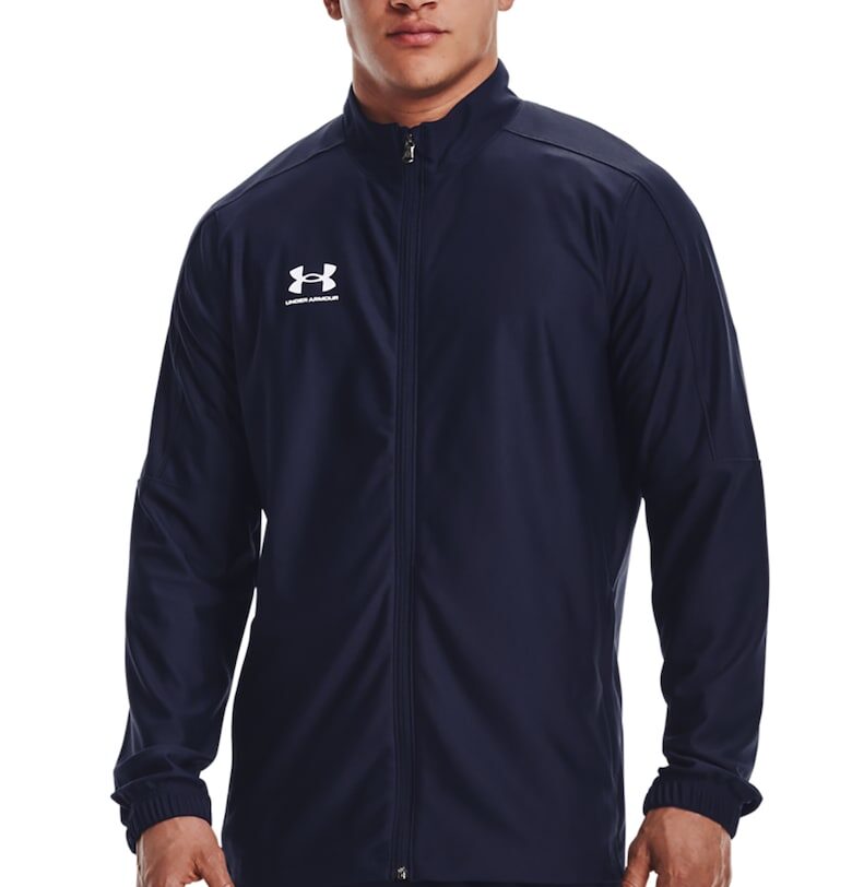 Футболен суитшърт Challenger с цип - Бял/Тъмносин Under Armour