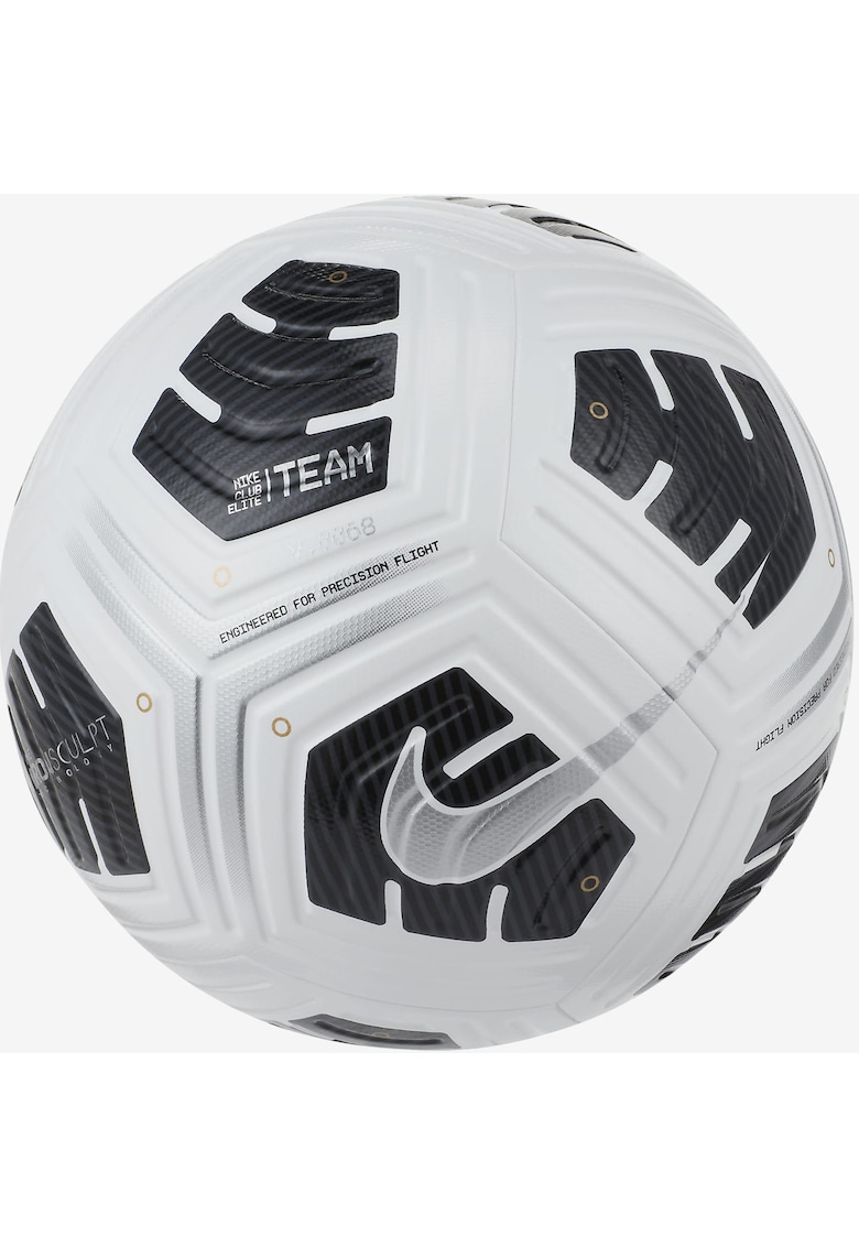 Футболна топка Club Elite Team - Размер 5 - Бял/Черен Nike