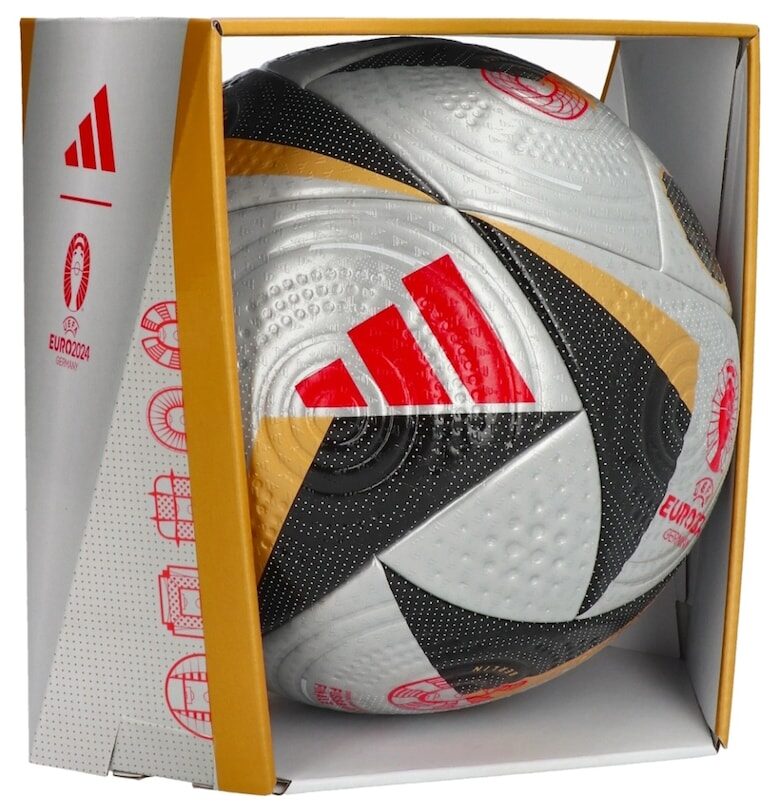 Футболна топка  Euro24 Pro - официална игрална топка - Сребрист adidas