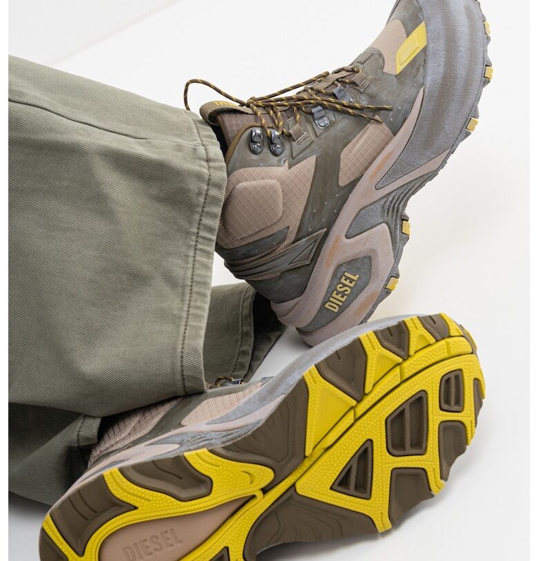 Хайкинг боти Cage - Светло сив/Светлозелен Diesel