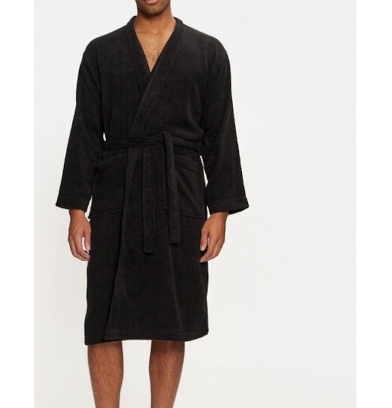 Халат за баня Jack&Jones 12243624 черен - памук Jack  Jones