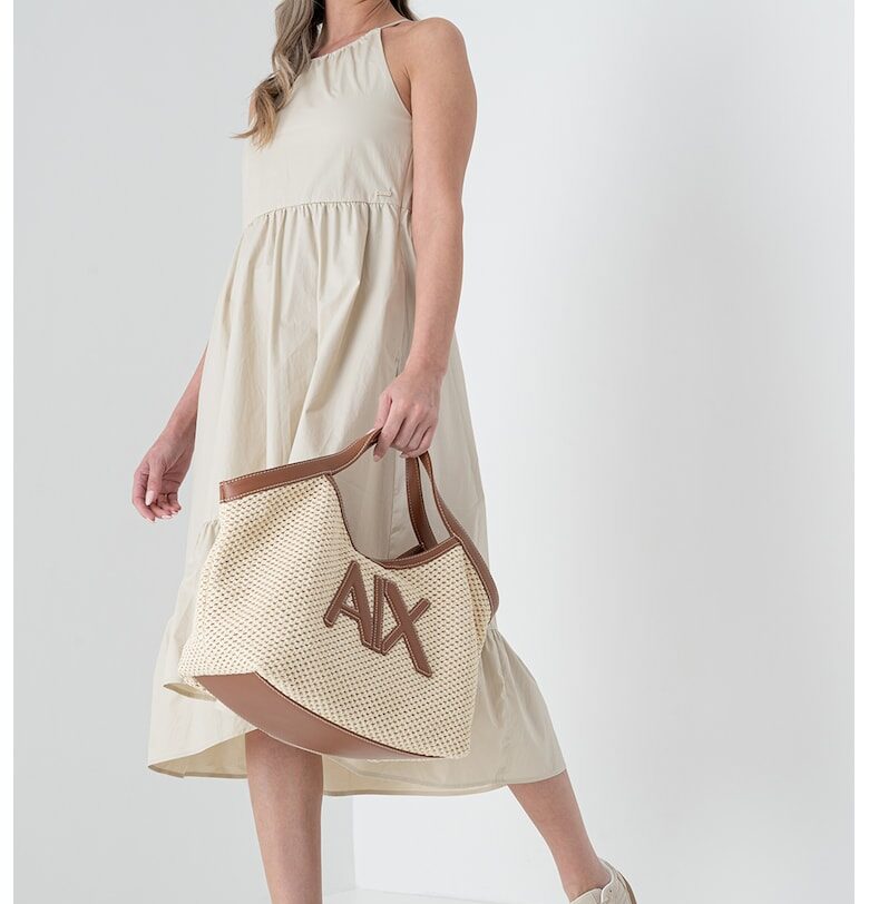 Халтер рокля - Светло бежово ARMANI EXCHANGE