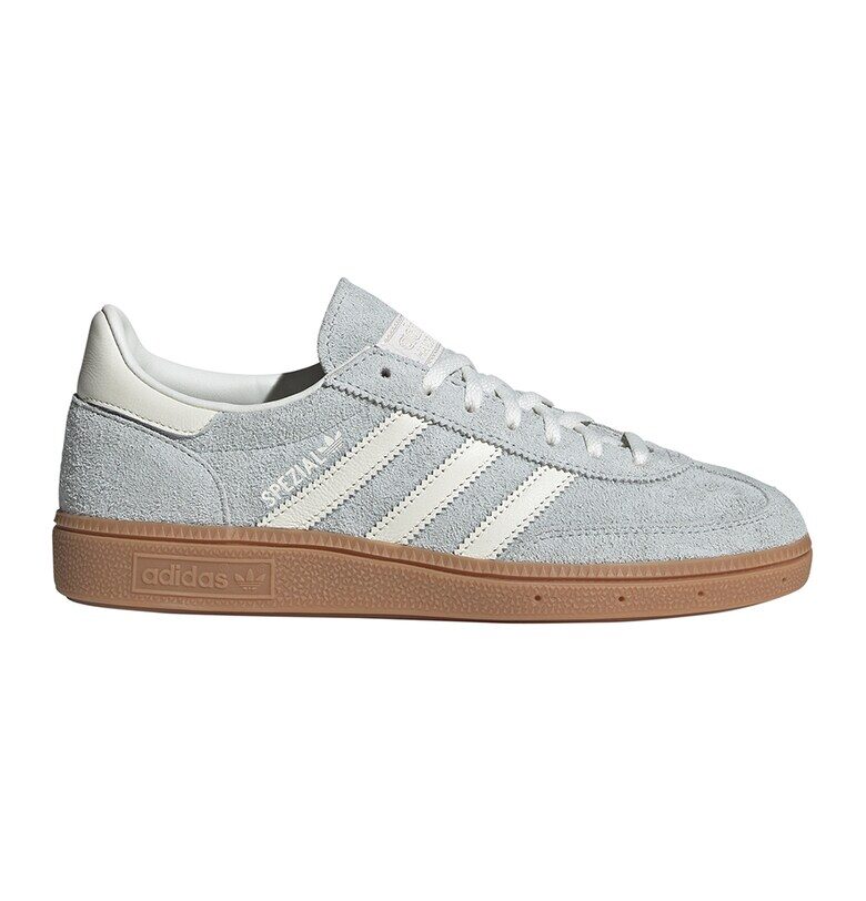 Хандбал обувки Spezial от велур и кожа - Пепеляво сиво/Мръснобял adidas Originals