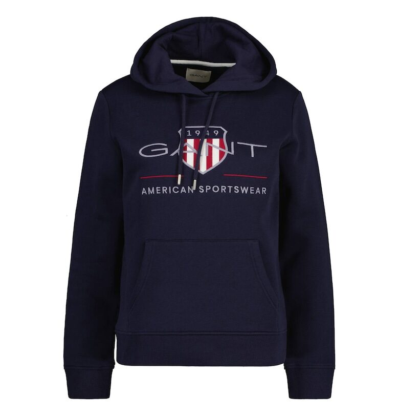 Худи Archive Shield с лого - Син Gant