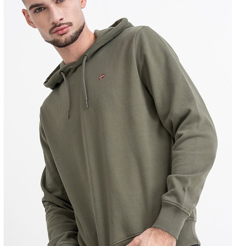 Худи Balis с памук - Бледо каки Napapijri