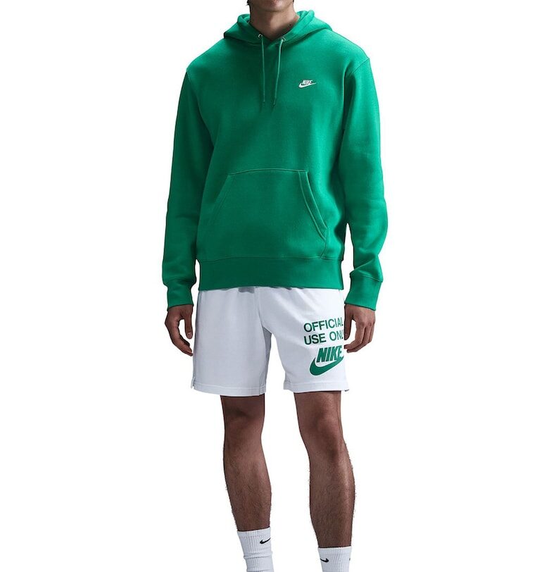 Худи Club с джоб кенгуру - Аква зелено Nike