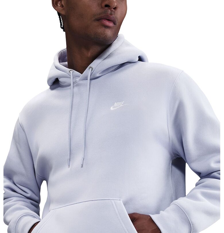 Худи Club с джоб кенгуру - Ледено синьо Nike