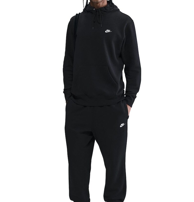 Худи Club с джоб кенгуру - Черен Nike