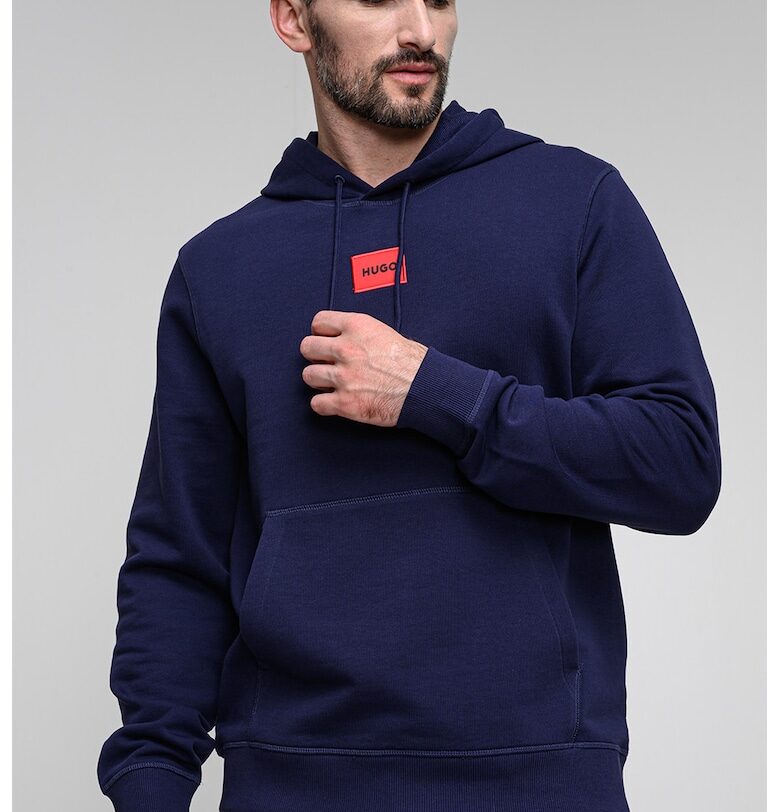 Худи Daratschi с джоб кенгуру - Индигово синьо HUGO