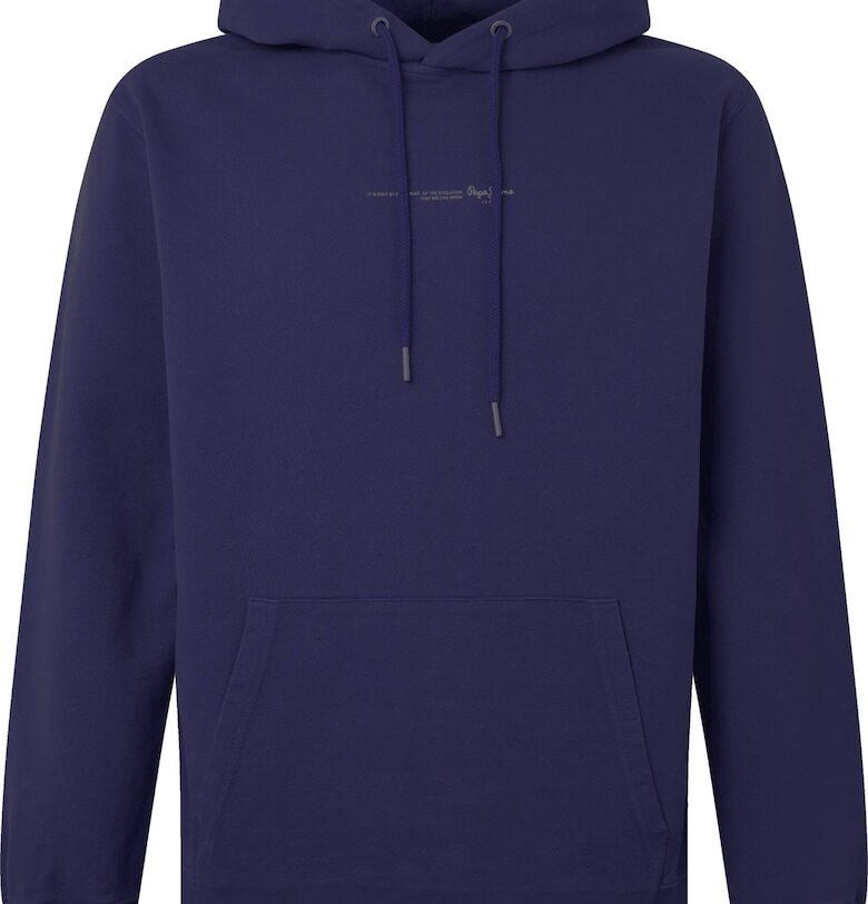 Худи David с джоб кенгуру - Тъмносин Pepe Jeans London