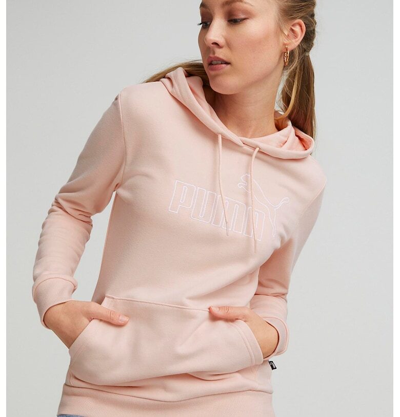 Худи ESS Elevated с бродирано лого - Пастелнорозов Puma