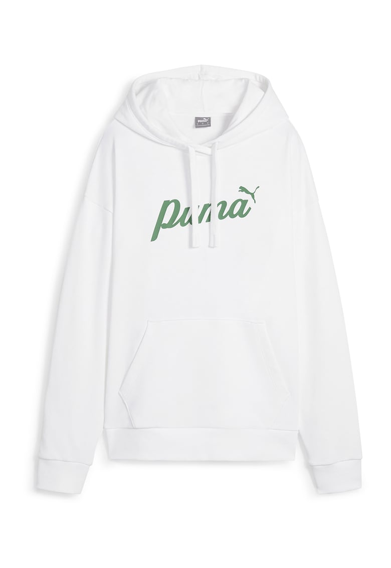 Худи ESS+ Script с лого - Зелен/Бял Puma