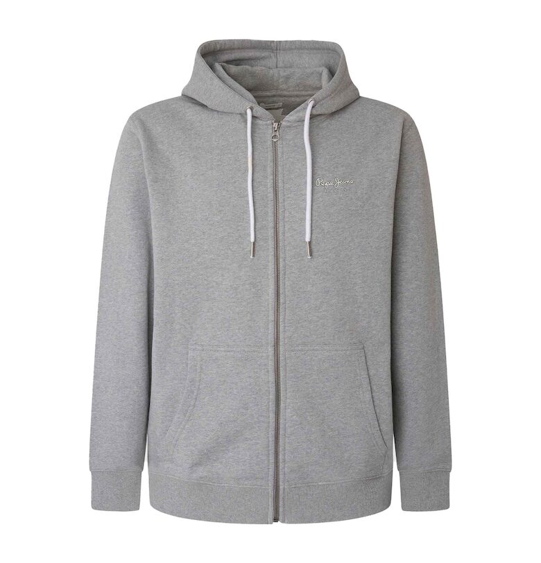 Худи Edward с цип и джобове - Сив Pepe Jeans London