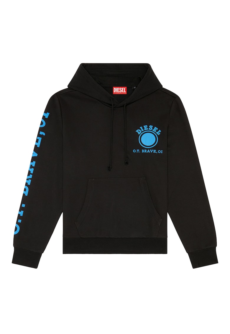 Худи Ginn с джоб кенгуру - Черен Diesel