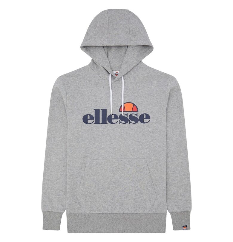 Худи Gottero с лого и джоб кенгуру - Сив ELLESSE