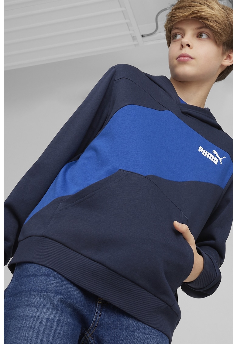 Худи Power с цветен блок - Ултрамарин синьо/Кралско Синьо Puma