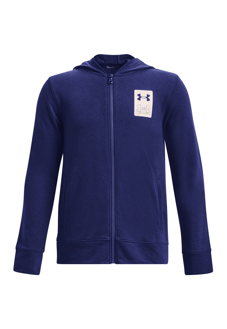 Худи Rival с джобове и качулка - Тъмносин Under Armour