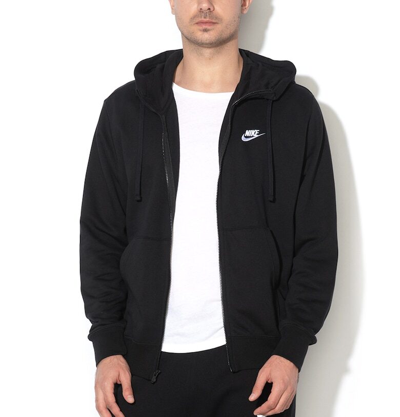 Худи Sportswear Club с цип - Черен Nike