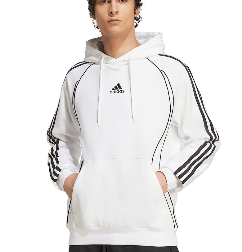 Худи Teamgeist с контрасти - Бял/Антрацитно сиво adidas Originals