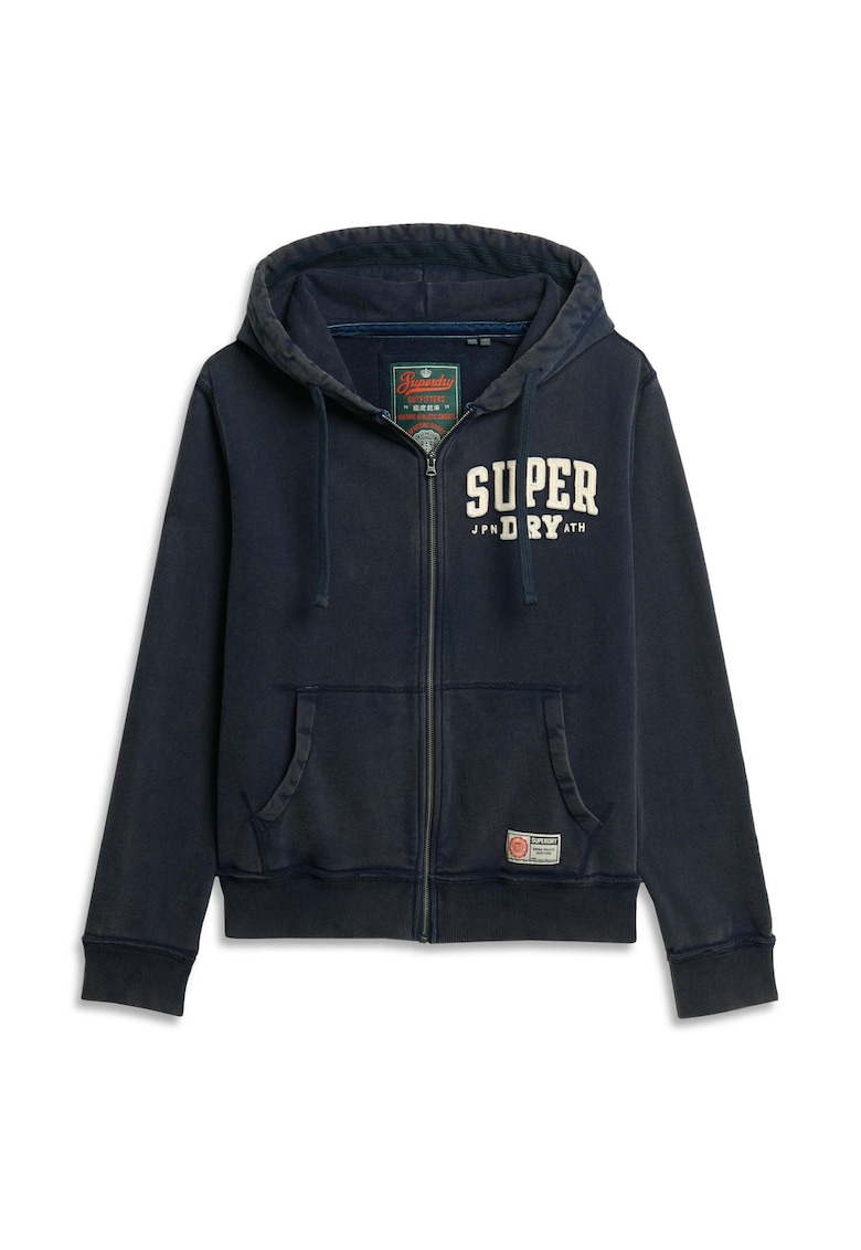 Худи Vintage Athletic с цип и скосени джобове Superdry Co