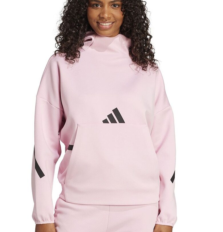 Худи Z.N.E. с джоб кенгуру - Розово adidas Sportswear