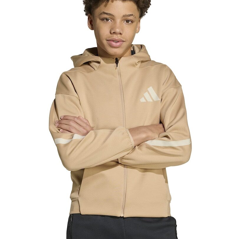 Худи Z.N.E. с цип - Бежов adidas Sportswear