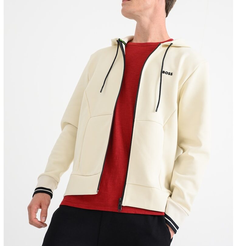 Худи Zone с цип - Крем BOSS