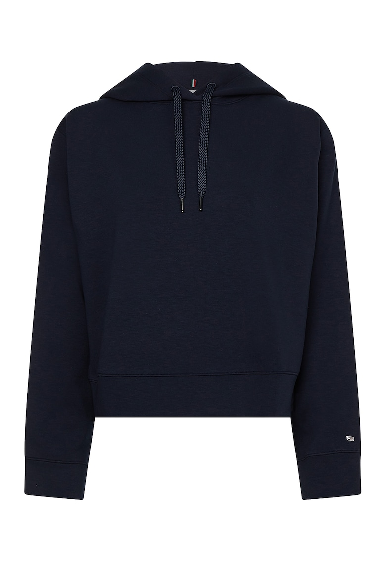 Худи с връзки и паднали ръкави - Тъмносин Tommy Hilfiger