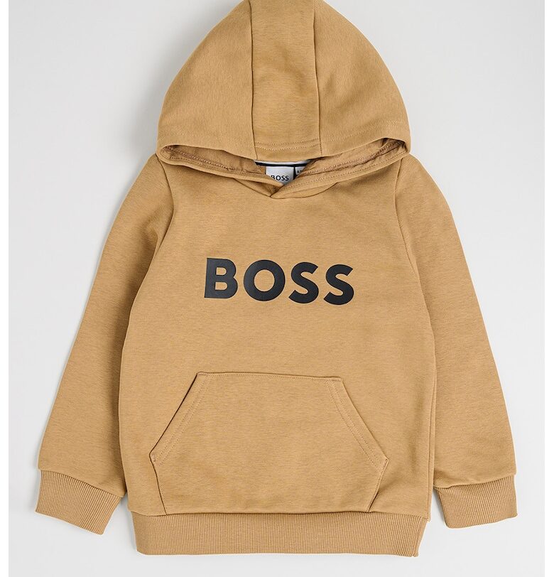 Худи с джоб кенгуру - Камел BOSS Kidswear