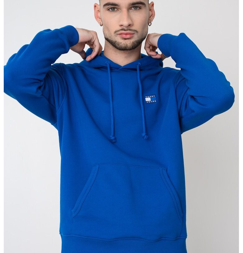 Худи с джоб кенгуру - Кралско Синьо Tommy Jeans