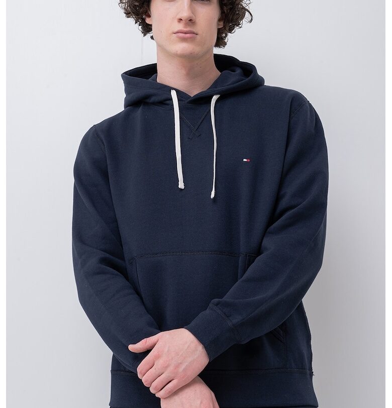 Худи с джоб кенгуру - Тъмносин Tommy Hilfiger