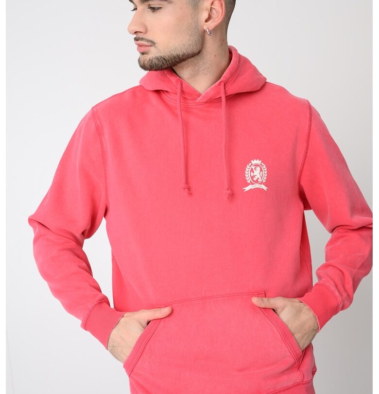 Худи с джоб кенгуру и лого - Розово Tommy Jeans